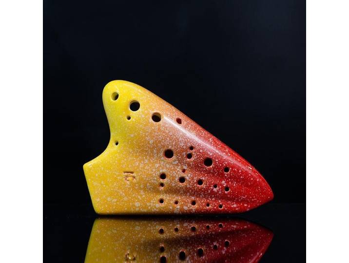 Ocarinas en céramique pour enfants, 16 trous, Alto C Key, AC Triple Ocarina, Instruments de musique professionnels, Offre Ocarina of Time, Cadeau