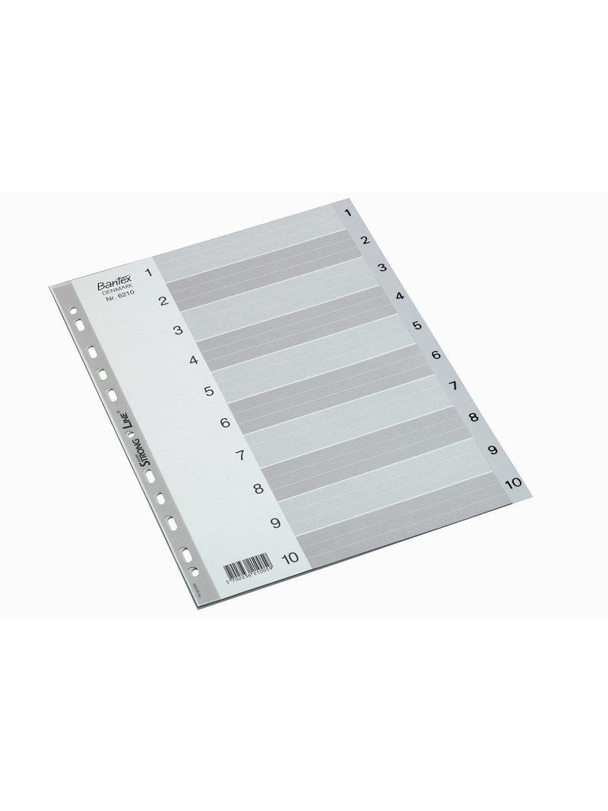 Bantex Strong Line-Index Grey A4 1-10 Grey