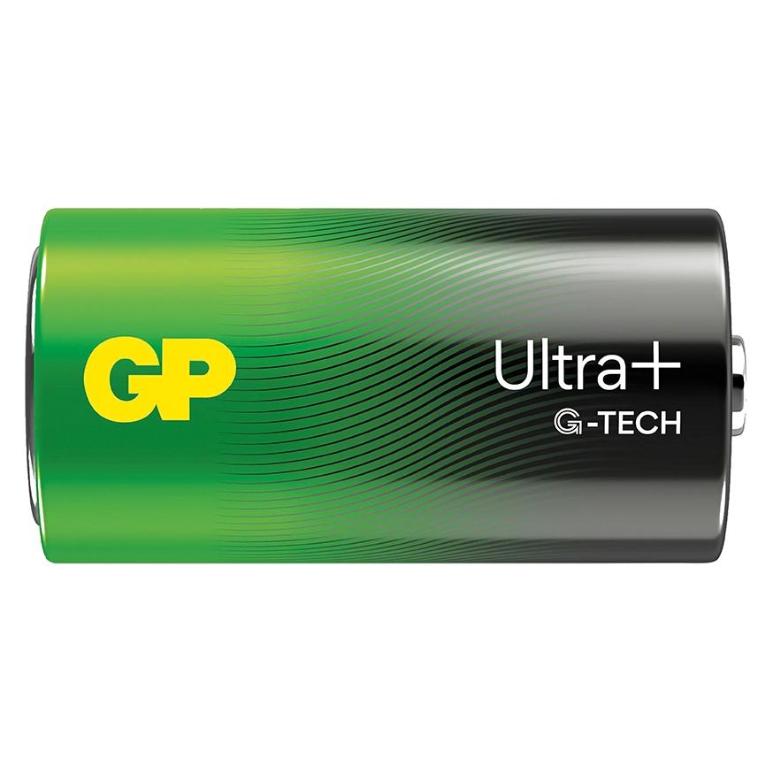 GP Batteries Ultra Plus Alkaline Batterie C Baby 2er 1,5V Blister (2 Stk., C) (03014AUPETA-B2)