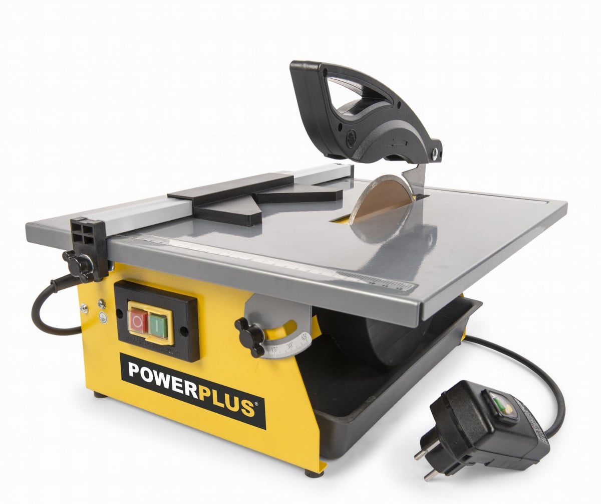 Powerplus Elektrische tegelzaag 800W, 180 mm, Zilver