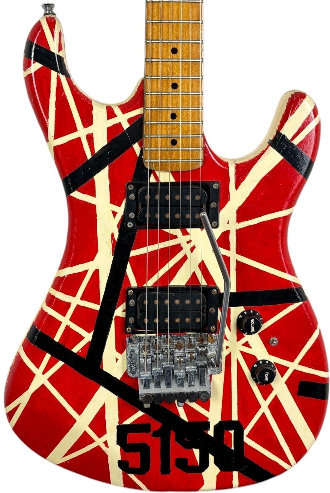 Kramer Japan EVH Style années 1980 - Rayures rouges   rouge - Refurbished