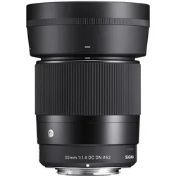 Sigma 30mm f1.4 DC DN C, Canon M (Canon EF-M, APS-C / DX), Objektiv, Schwarz