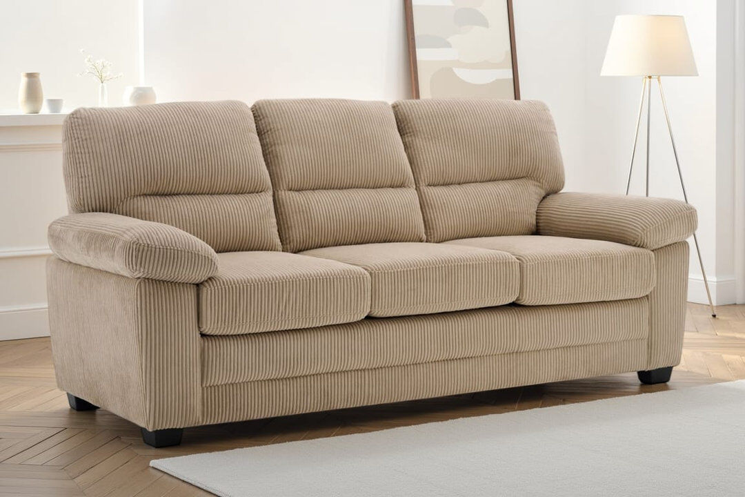 Rebrilliant Sofa Beige Corduroy 3