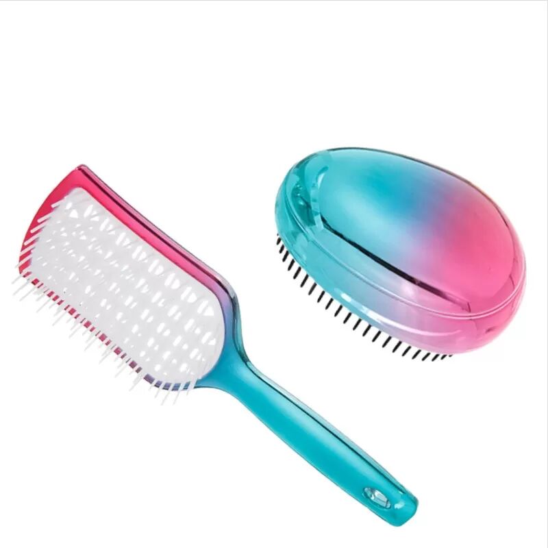 INF Hochwertiges, flauschiges Styling-Haarbürsten-Set (2 Stück) - Entwirren & Kopfhautmassage