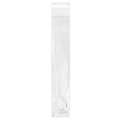 MONOUSO - Flachbeutel BOPP mit Falte Klebstoff 7x40cm G160 (100 Stück)
