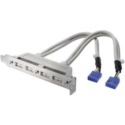 DIGITUS - USB-Slotblechkabel AK-300304-002-E