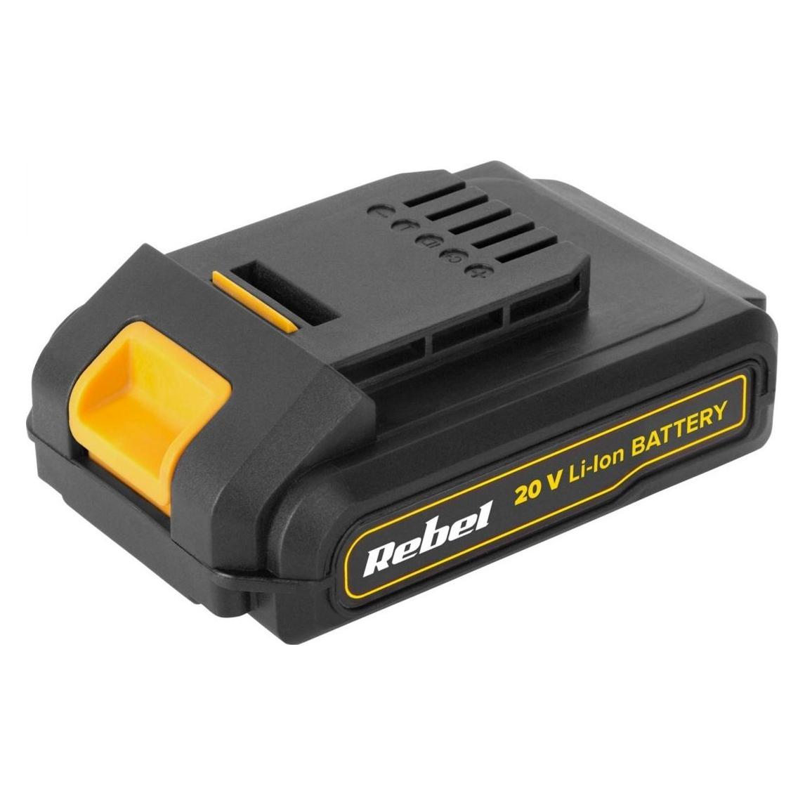 Rebel Herausnehmbarer Lithium-Ionen-Akku RB-2001 20V 2Ah (20 V) (RB-2001)