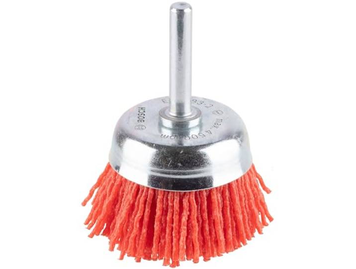Bosch 1x Brosse Boiss. Nylon PRO MultiMat clean Emm. Cyl. pour Acier\, Métaux non ferreux\, Ø 50 mm Professional Accessoire Perceuses