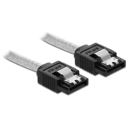 Delock SATA 6 Gb/s Kabel 70 cm transparent