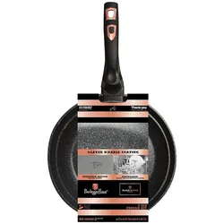 BerlingerHaus Bratpfannen Set Ø 22/26cm Black Rose Collection, Pfanne + Kochtopf, Schwarz