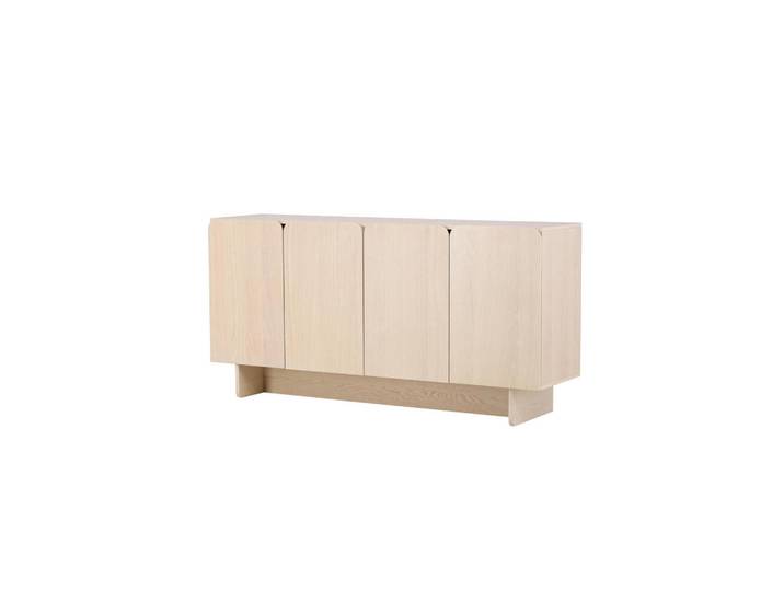 Furnlux Sideboard Tyreso Beige 160x42x80 cm, Holzwerkstoff, 160x80x42 cm, Kleinmöbel, Kommoden, Sideboards