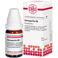 SARSAPARILLA D 6 Globuli 10 g