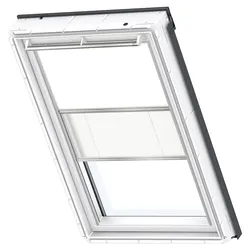 VELUX Verdunkelung Plus DFD Manuell Uni Weiß/Weiß 1025, C02, GEL,Manuell,VELUX,weiße Schiene