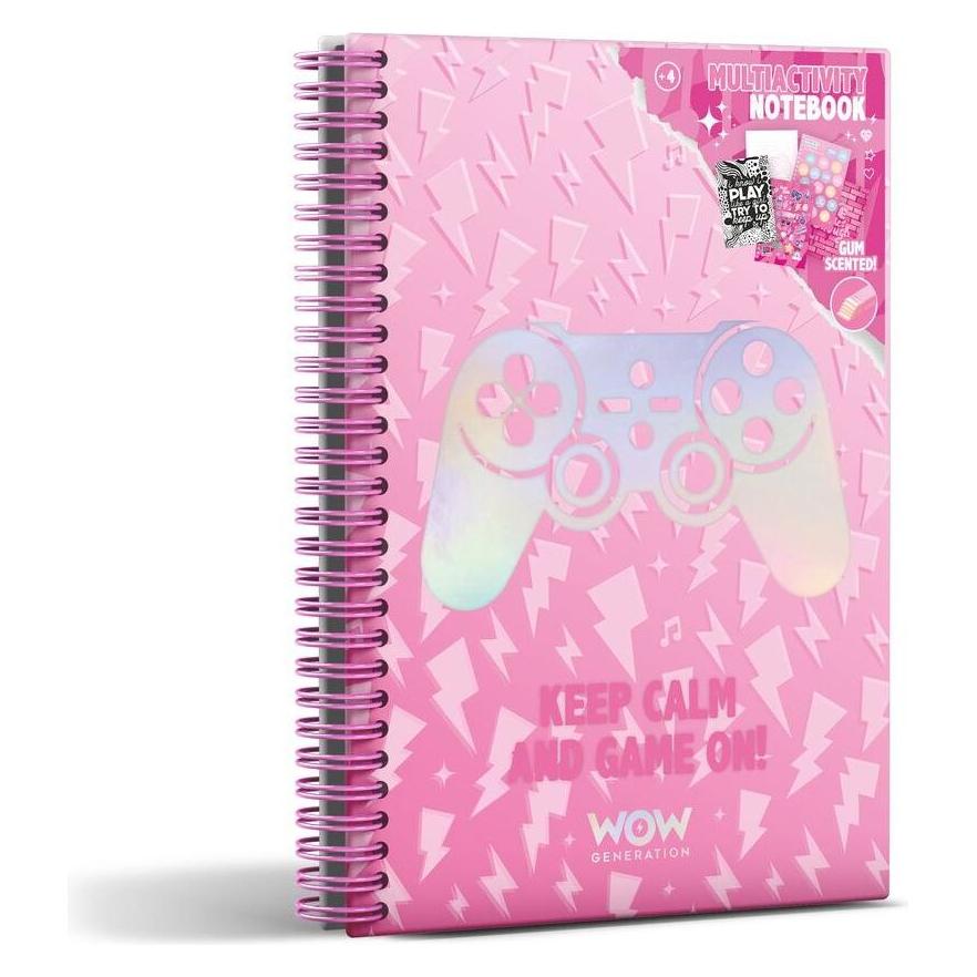 Kids Licensing Wow Generation Gamer Valentina A5 notebook (A5, Blanko, Weicher Einband) (8435507891318)
