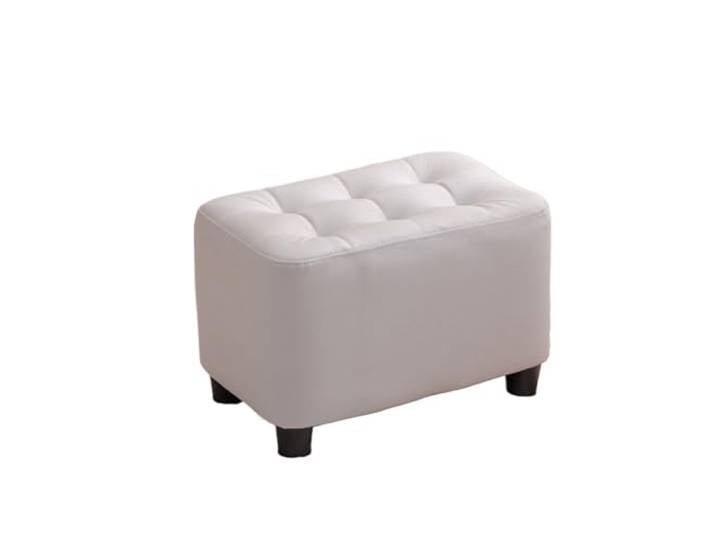 Zf9tBw5sH Bettbank Schuhputzhocker Kleiner Hocker Haushalt Holzstoff Sofahocker Sitzbank(Weiß)