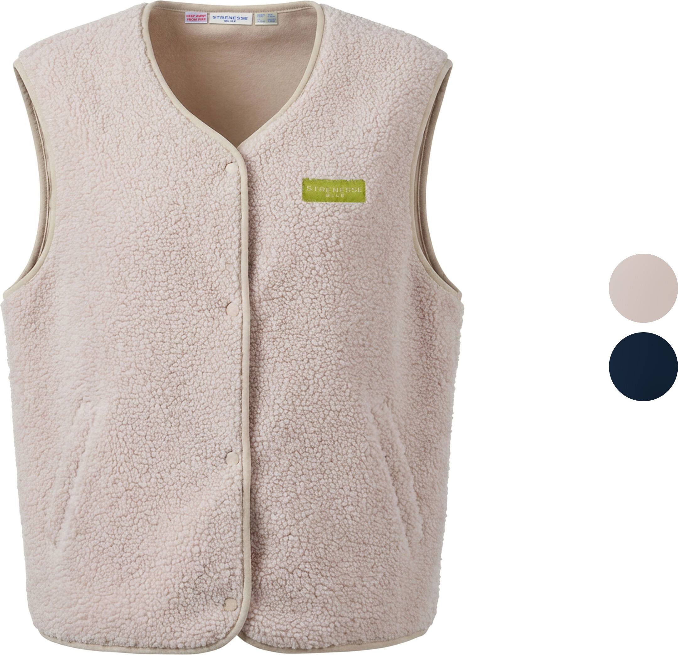 STRENESSE BLUE Damen Sherpafleece Weste
