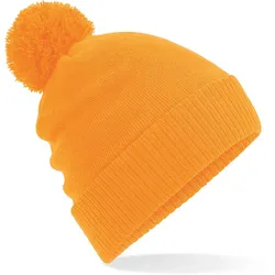 Beechfield Unisex Strickmütze 'Thermal Snowstar' Bommel-Mütze B439