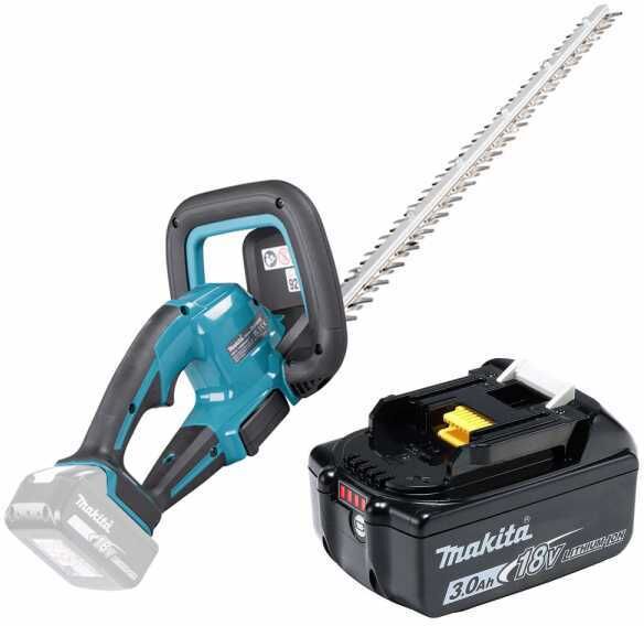 MAKITA DUH606RF - Taille-haie électrique à batterie 18V/3Ah - Lame de 60 cm