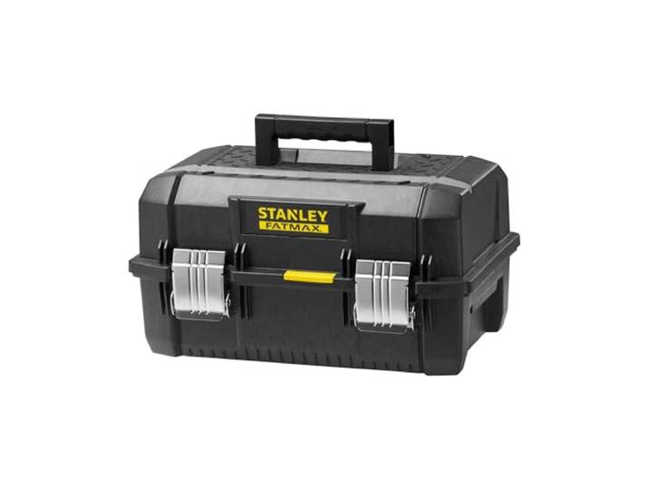 Stanley Fmst1-71219 Boîte À Outils 45\,7 X 23\,6 X 31 Cm Gamme FatMax - Structure Polypropylène - Système Cantilever - Attaches Métalliques Anticorrosion Noir jaune