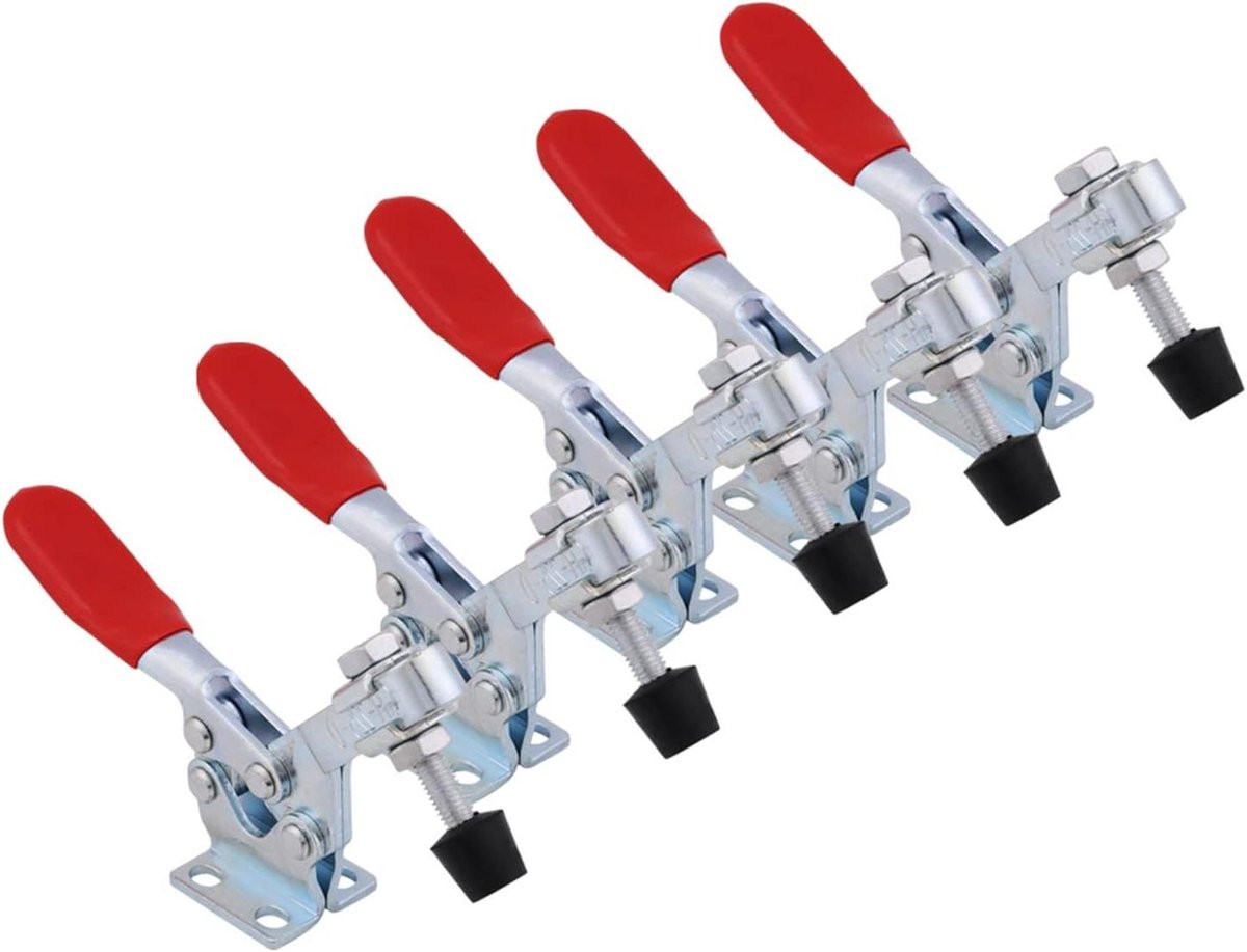 Spanklemmen Set voor Metaalbewerking en Klussen met 227 kg Capaciteit in Metaal