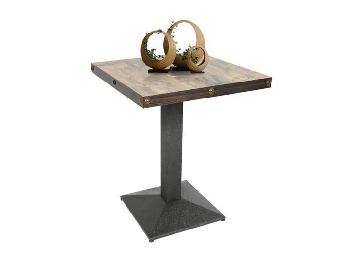 JEOBEST® Table de bar - Table de bistrot - Table à manger - Bois 60x60x75 cm