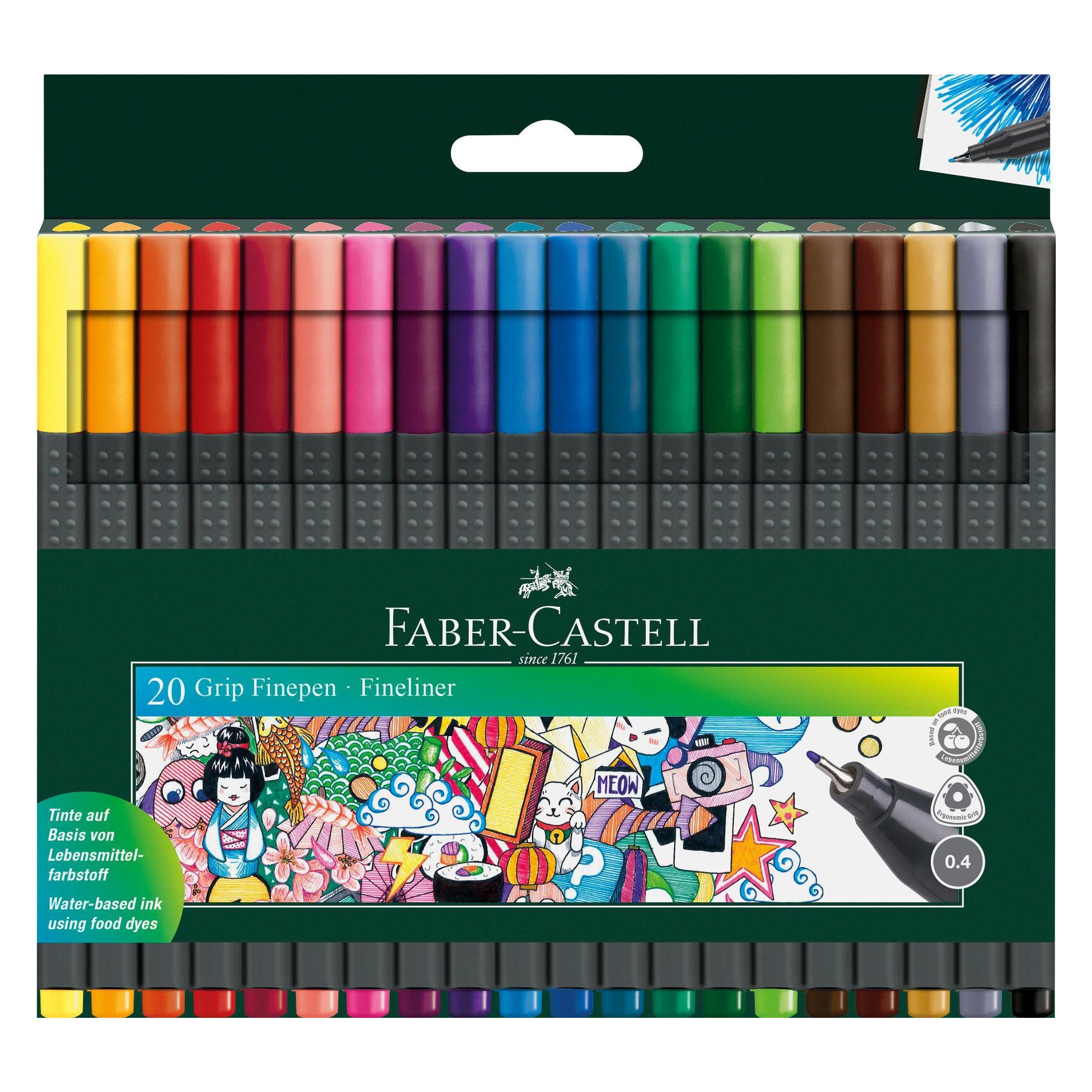 Faber-Castell Fineliner Grip Set (20x) (151620)