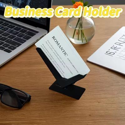 Minimalist Business Card Holder Desk Organizer Modern Desktop Card Display With Sleek Storage Design Minimalist Business Card Holder Desk Organizer Modern Desktop Card Display With Sleek Storage Design