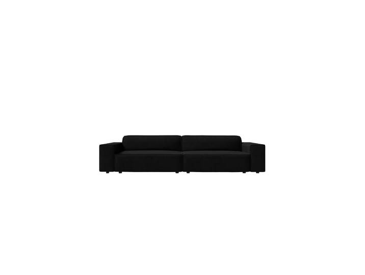 4-Sitzer Design Sofa „Jodie“ Samtbezug Schwarz Chosen by Bloomingloft