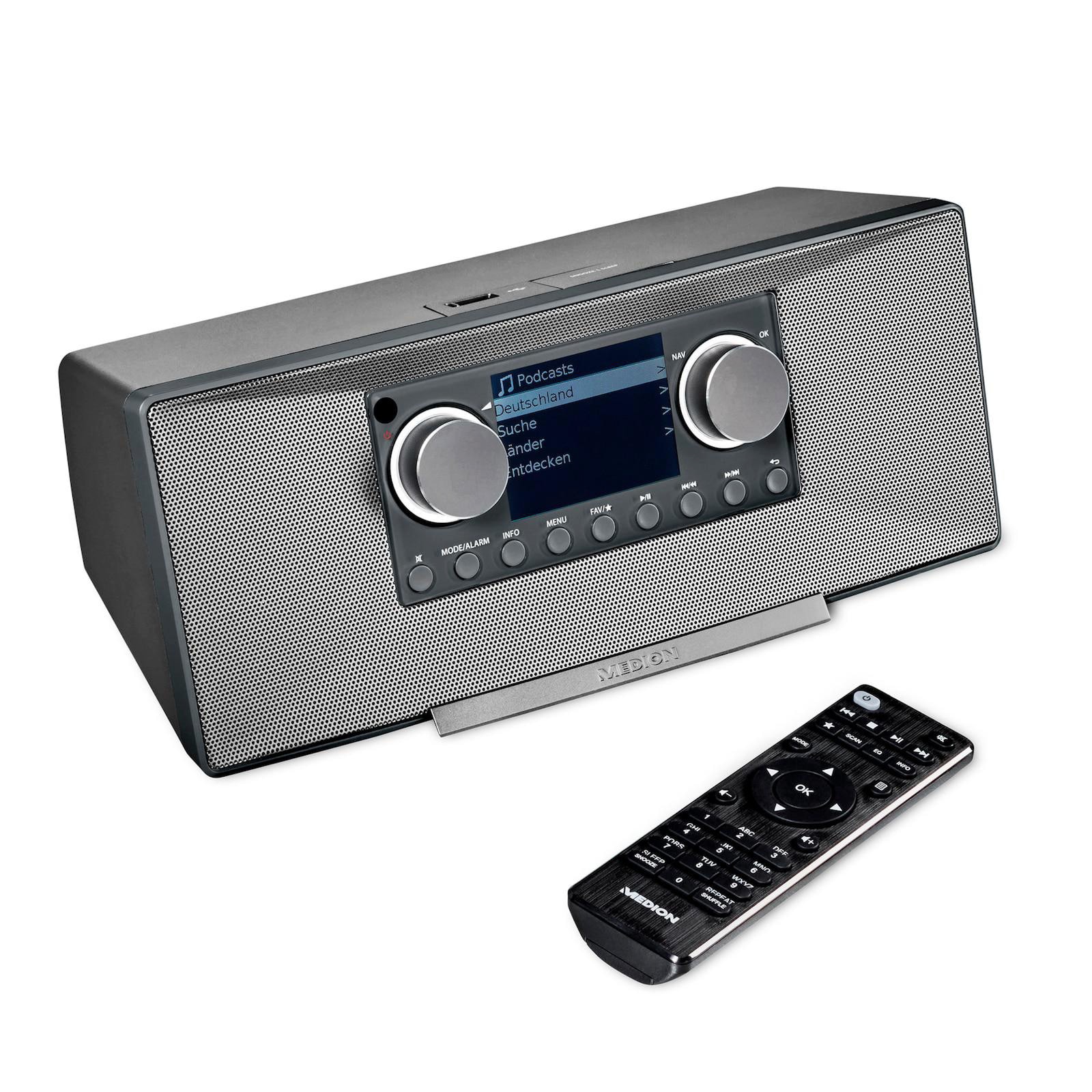 Medion MD 89289 Stereo Internetradio grau 50078280