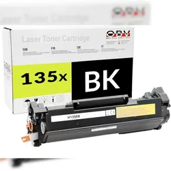 OBV kompatibler Toner für HP 135X für LaserJet M209dw & MFP M234sdw Schwarz (XL)