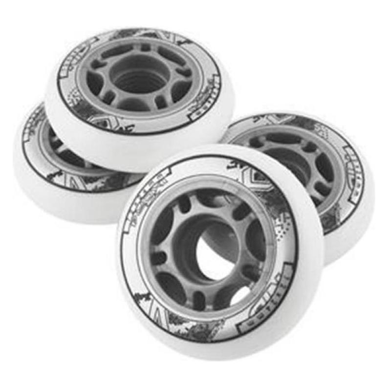 Nils PU 76x24 82A WEISSE ROLLEN (4 Stk.) EXTREME (76 mm, 82a) (33203002)