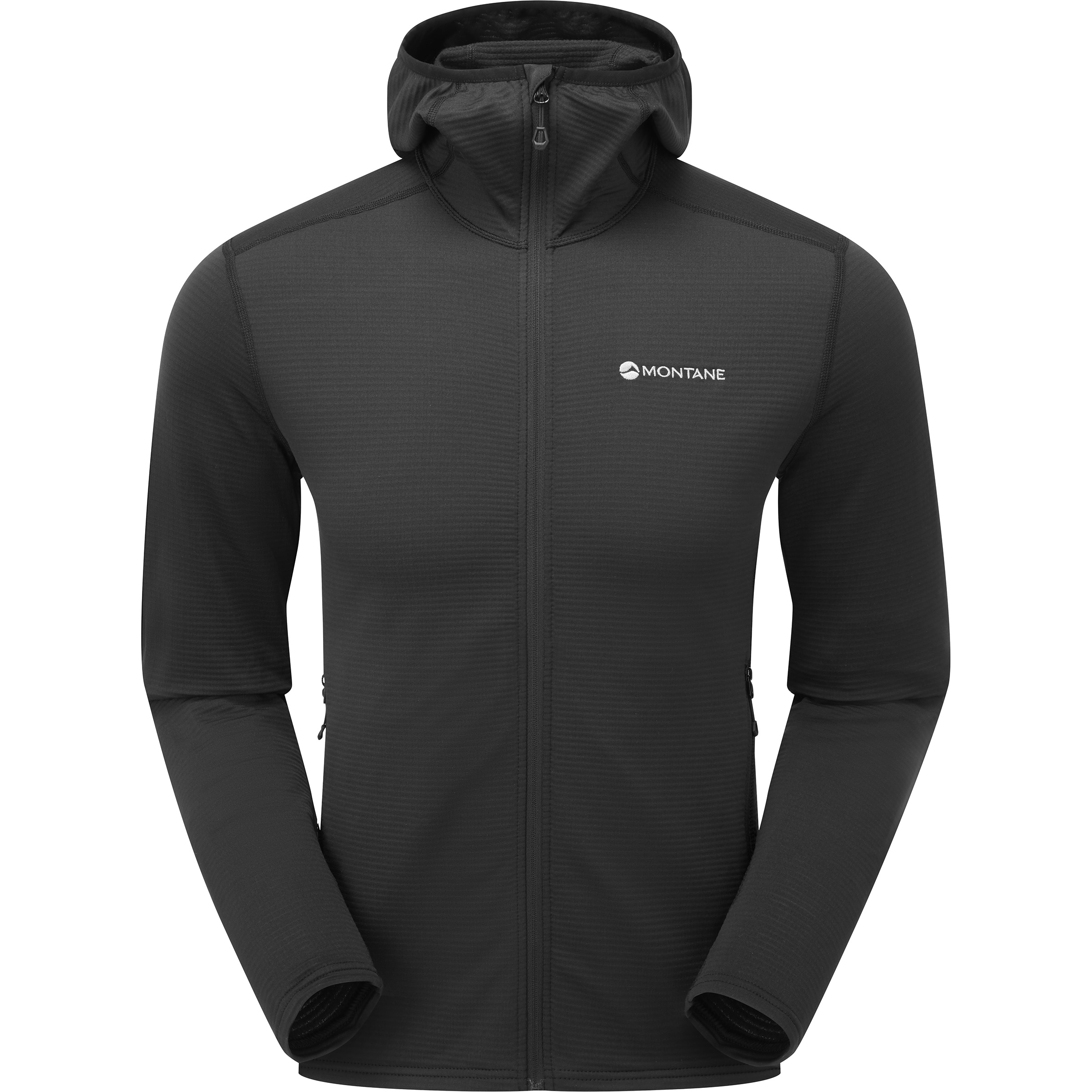 Montane Protium Lite Herren Fleecejacke schwarz Größe XL Camping Elastisch Wasserabweisend
