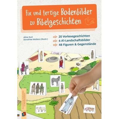 Fix und fertige Bodenbilder zu Bibelgeschichten, Sonstige von Aline Kurt, Verlag an der Ruhr, 978-3-8346-6058-9