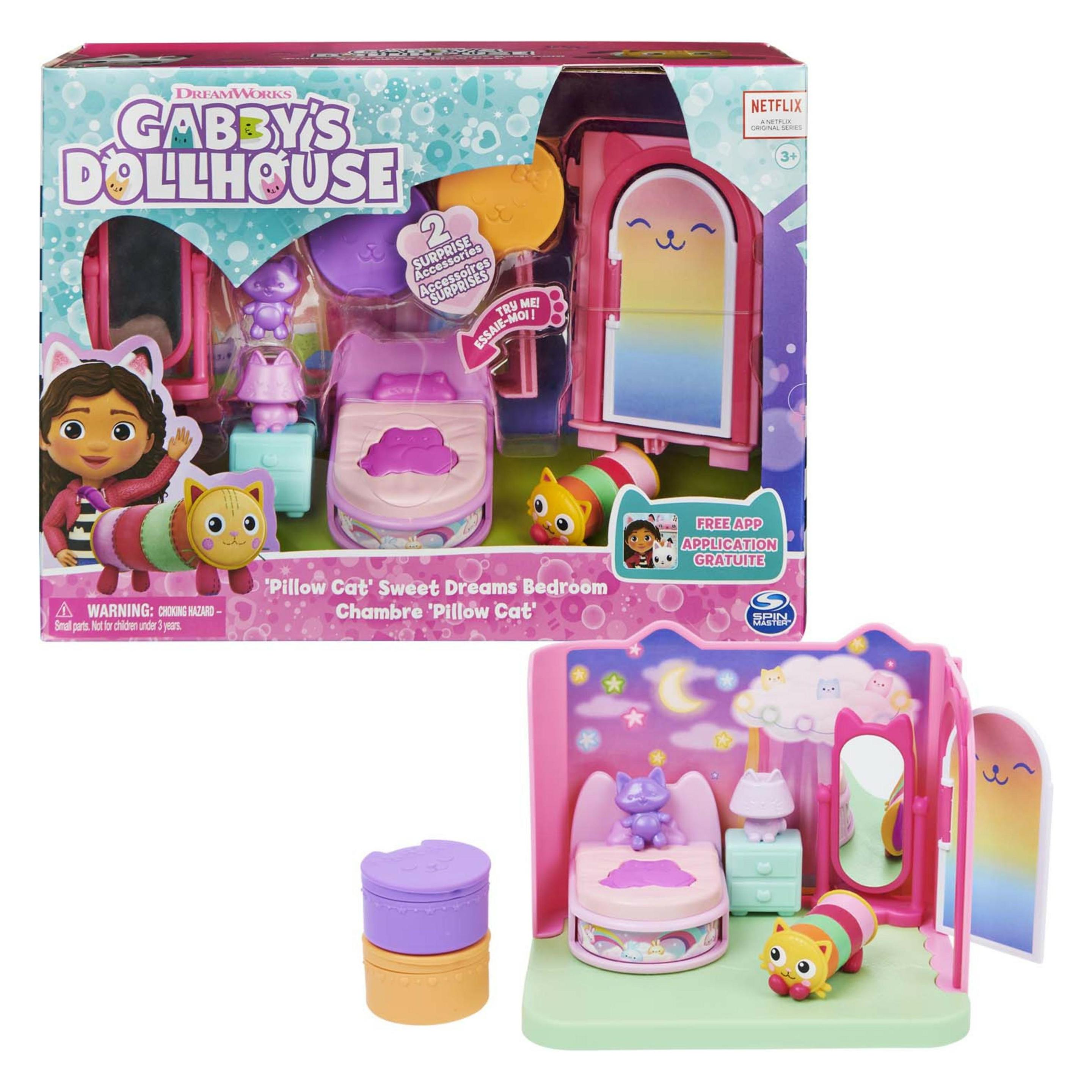 Gabby's Dollhouse Deluxe Room Pillow Cat's Bedroom (6062037)