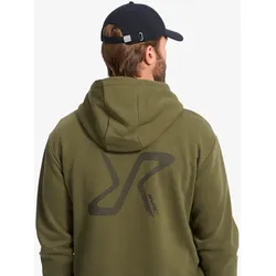 RVRC Graphic Hoodie Herren Dark Olive, Größe:M - Herren > Oberteile > Hoodies & Sweatshirts - Grün