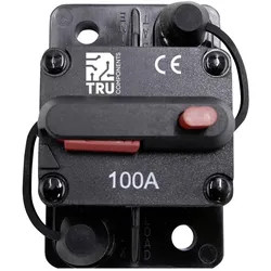 Tru Components, Sicherung, TRU Hydraulik- und Hochstrom-Leistungsschalter T3, 100 A, 1/4" Anschluss (100 A)