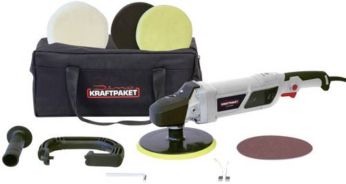 Dino KRAFTPAKET Rotation 640228 Rotationspoliermaschine 230V 1500W 400 - 3000 U/min 15mm