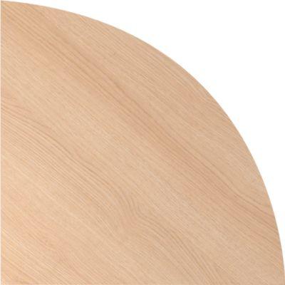 Eckwinkel Breno, Verkettungsplatte für Schreibtische Breno, L 800 x B 800 mm, Eiche
