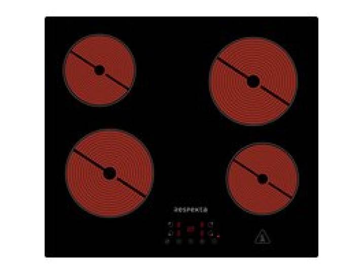 RESPEKTA Table de cuisson vitrocéramique, sans cadre (largeur : 59 cm, noir)