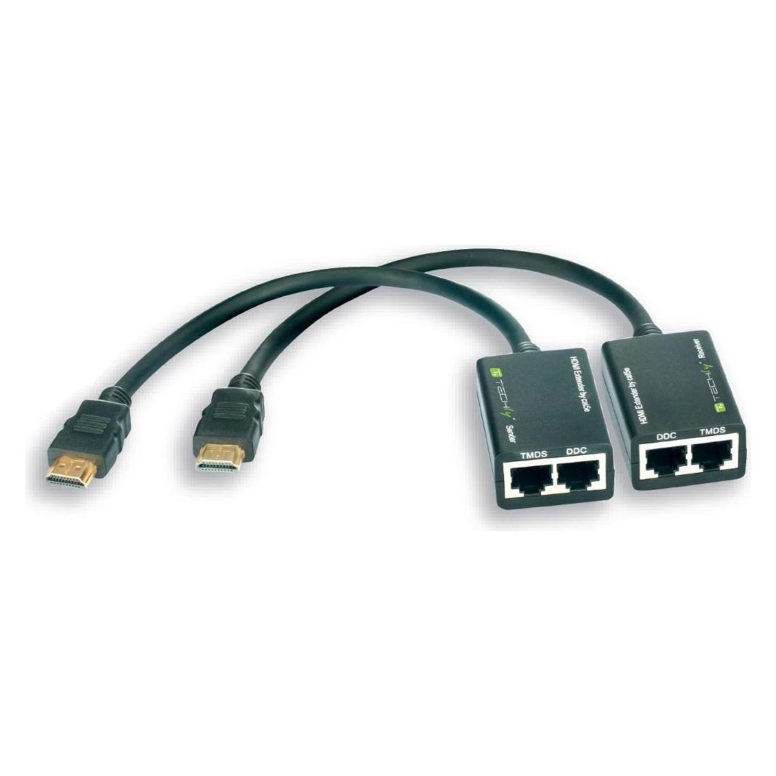 Techly HDMI - RJ45 (IDATA-EXT-E30D)