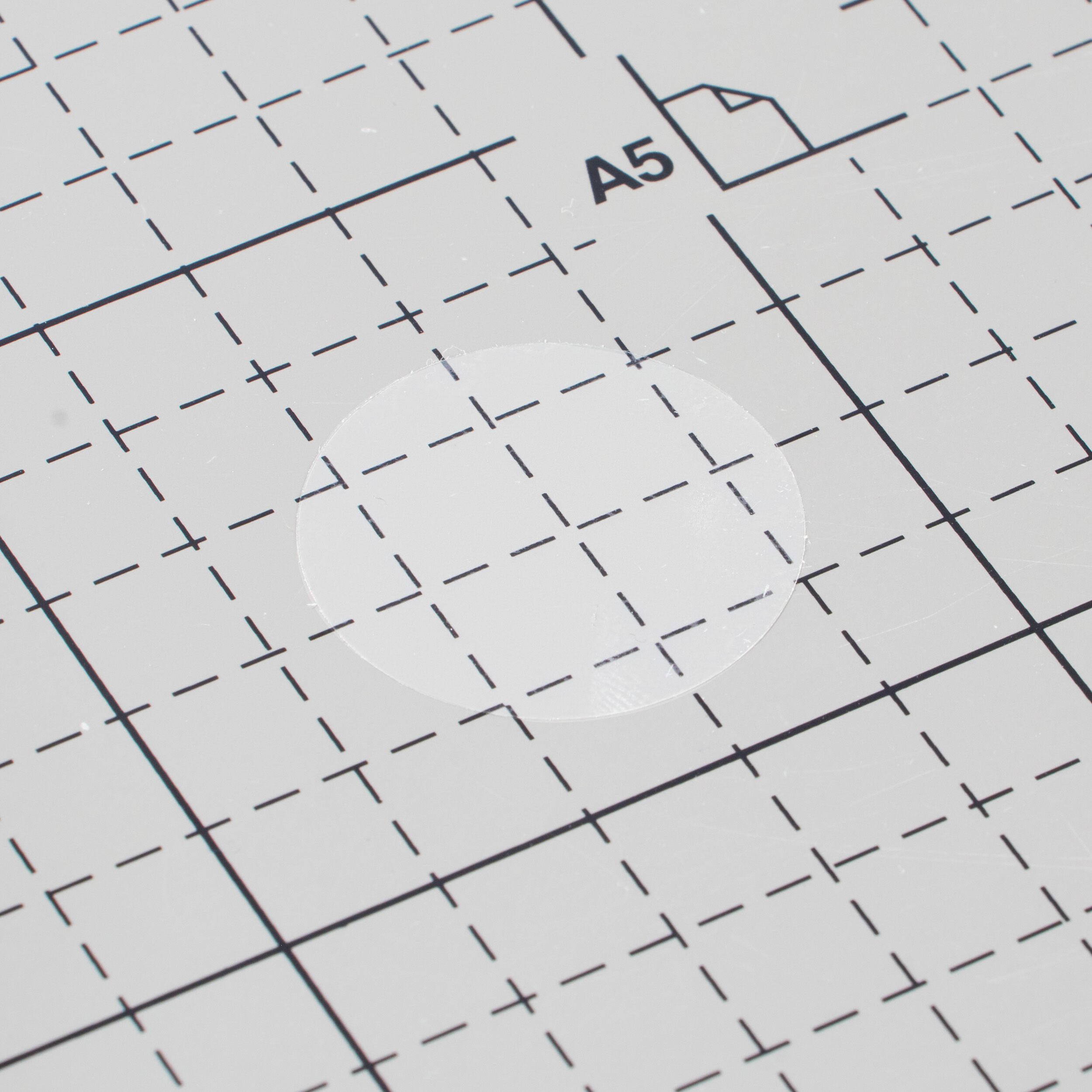 SPRINTIS Pastilles adhésives, simple face adhérence forte 30 mm   3.000 STK, PP, transparent