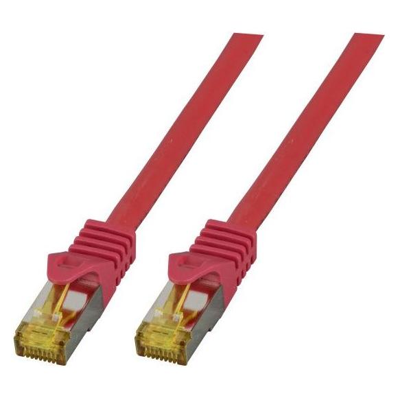 EFB Elektronik Hersteller: RJ45 Patchkabel S/FTP, Cat.6A, LSZH,Cat.7 Rohkabel, 30m, rot Das geschirmte Cat.6A RJ45 (S/FTP, CAT6a, 30 m) (MK7001.30R)