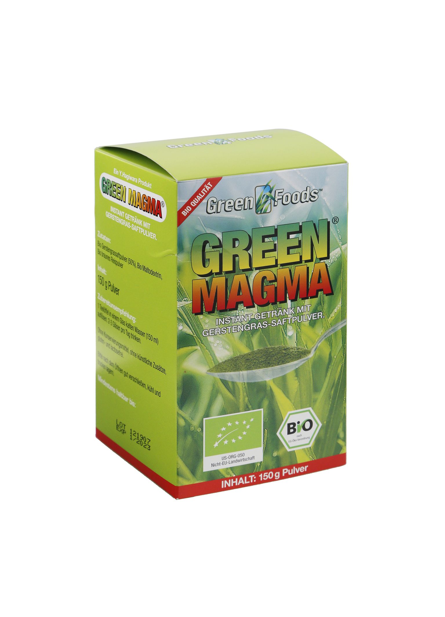 Green Magma Gerstengrasext Bio 150 g Pulver