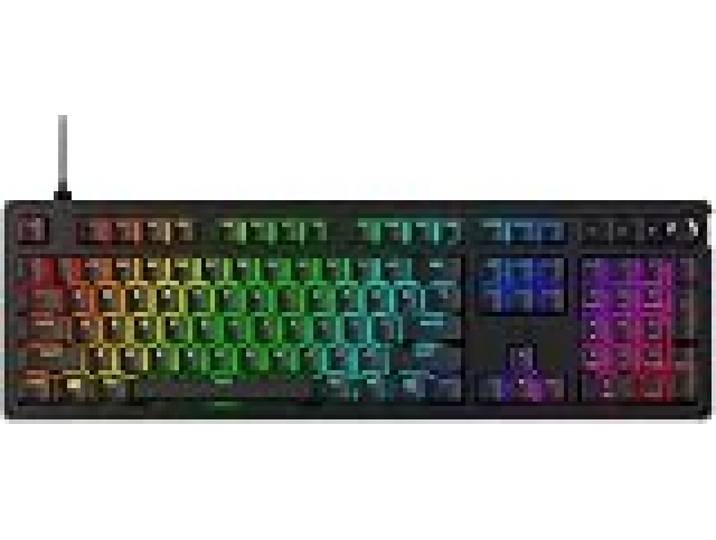 HyperX Clavier mécanique Gaming Alloy Rise Azerty Noir Hot-swappable key switches