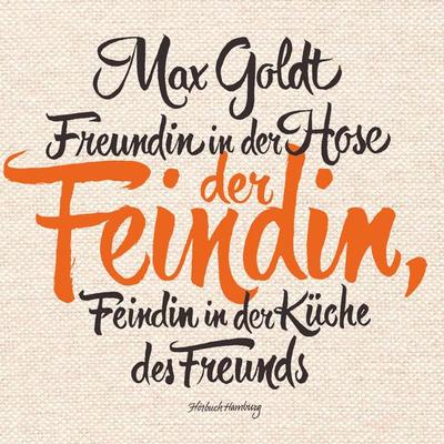 Freundin in der Hose der Feindin, Feindin in der Küche des Freunds - Max Goldt, CD, 9783957130068