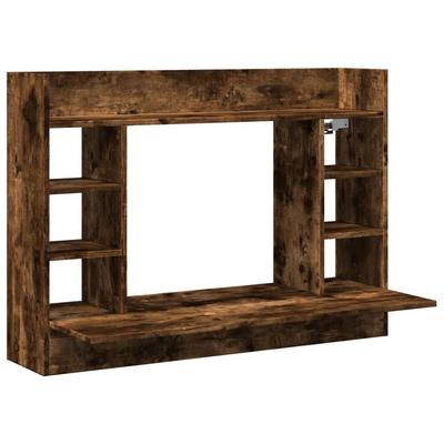 vidaXL Wandschreibtisch aus geräucherter Eiche, 105 x 48 x 75 cm, Holzwerkstoff, Modell Orion Master Line