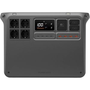 DJI Powerstation Power 2000, App-fähig, 2048 Wh Akkukapazität, 14 Anschlüsse, Ausgangsleistung 3000 W