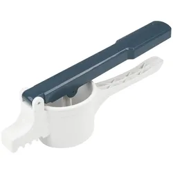Fackelmann Spätzlepresse, Küchenreibe, Blau, Weiss