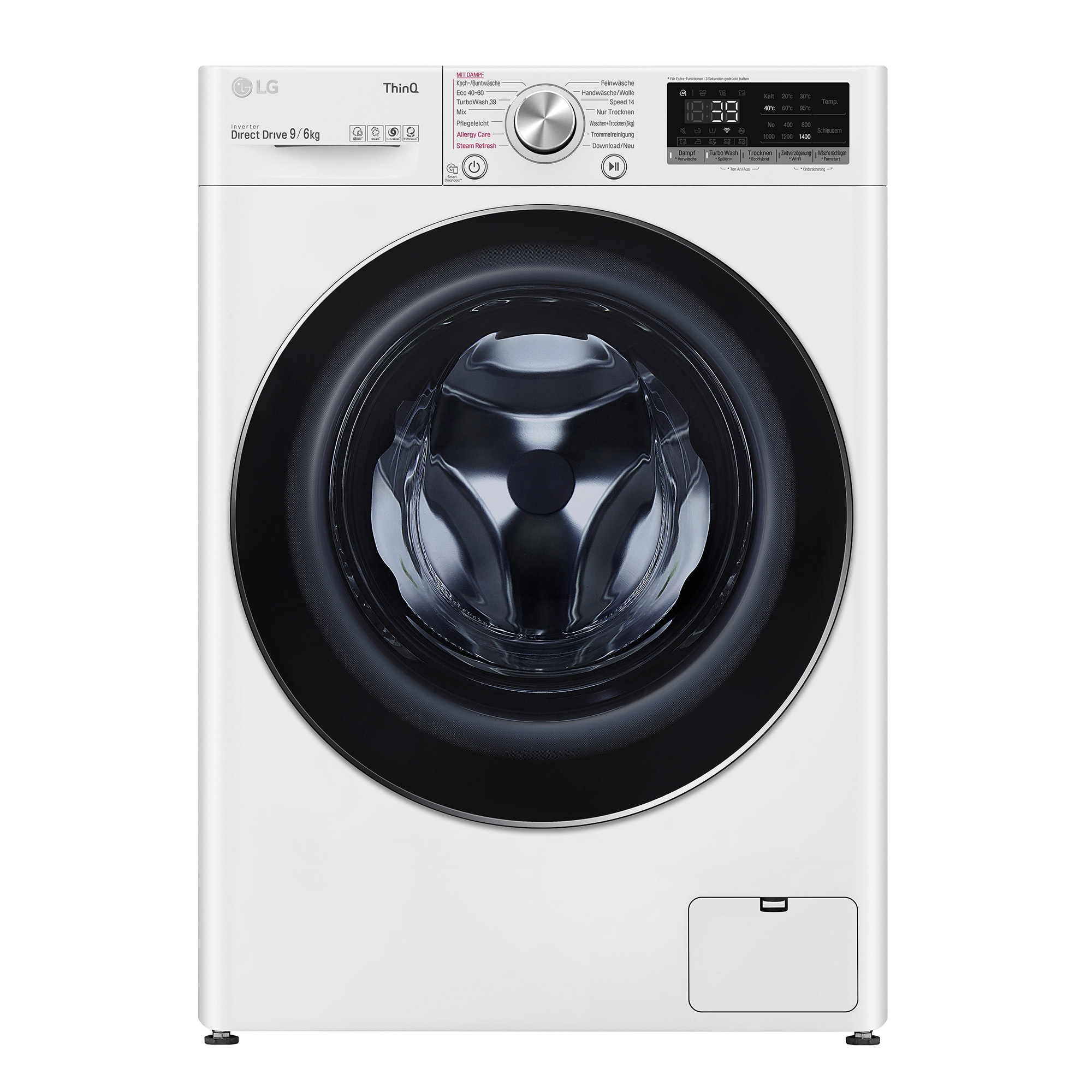 LG Waschtrockner V7 WD 96H1, 9 kg Waschen / 6 kg Trocknen, 1400 U/min, A