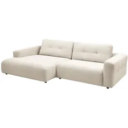 ECKSOFA XL MIKA Cremeweiß Cord